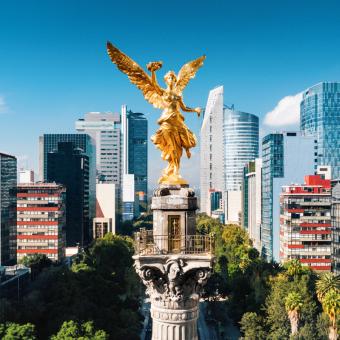 El Ángel de la Independencia, en la Ciudad de México