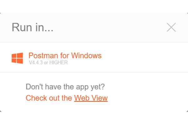 web based postman