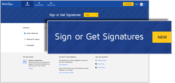 Upload een document naar Docusign Upload een document naar Docusign
